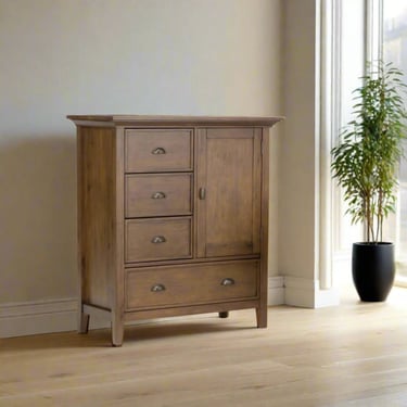 Redmond Solid Wood Storage Cabinet in Rustic Natural Aged Brown FFW258-712
