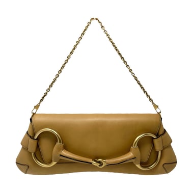 Gucci Gold Horse Bit Chain Shoulder Bag