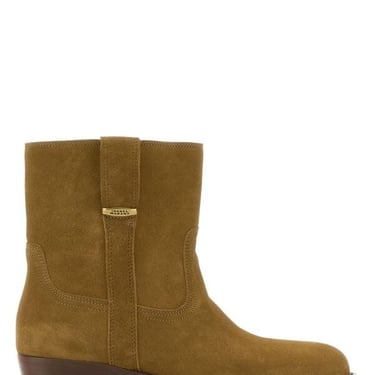 Isabel Marant Women Biscuit Suede Lylie Ankle Boots