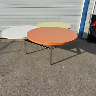 Mid-Century Modern Tri Level Nelson Style Mushroom Dining Table 