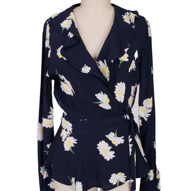 Ganni Daisy Wrap Blouse