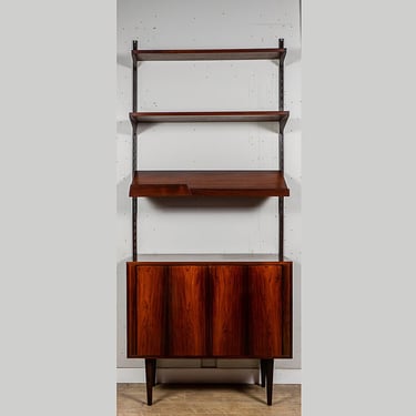 Rosewood Wall System/Record Cabinet by Kai Kristiansen - (323-230) 