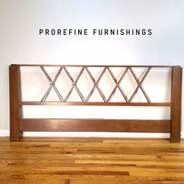 Mid Century Paul Frankl for Johnson Furniture King Headboard 