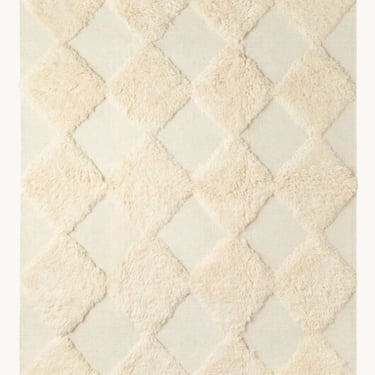 Snake Rya Off White Rug | Dusty Deco