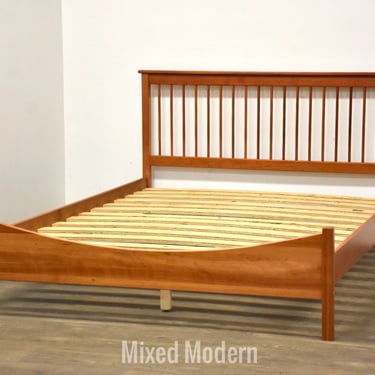 Mission Style Cherry Queen Bed 