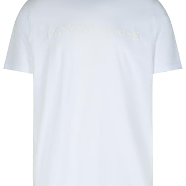 Canada Goose 'Emersen' White Cotton T-Shirt Man