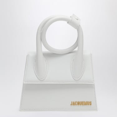 Jacquemus Le Chiquito Noeud White Leather Bag Women