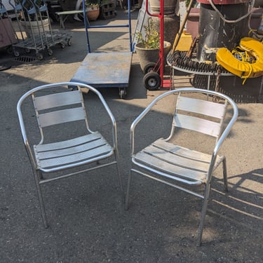 Pair of classy Aluminum Chairs