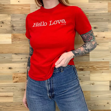 Vintage Hello Love Minnesota Travel T Shirt 
