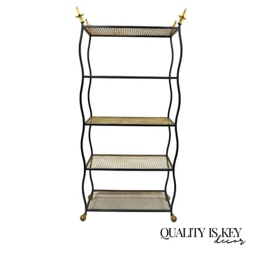 Pier 1 Medici Collection Pewter Iron Bakers Rack Shelf Bathroom Stand Quality is Key Philadelphia