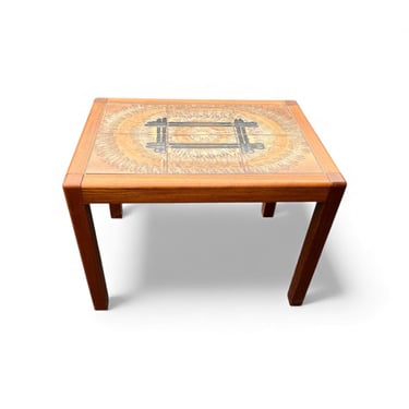Johannes Anderson Mid-Century Tile Top walnut Table 
