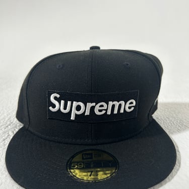 Supreme Champions Box Logo Fitted New Era Hat Sz. 7 1/2