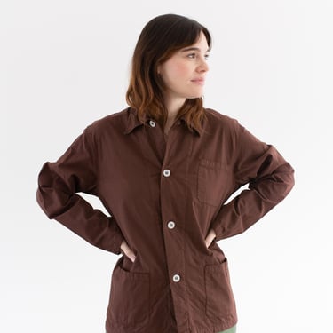 The Toulouse Jacket in Hickory Brown | Vintage Chore | Unisex French Lightweight Cotton Utility France Workwear | M | 