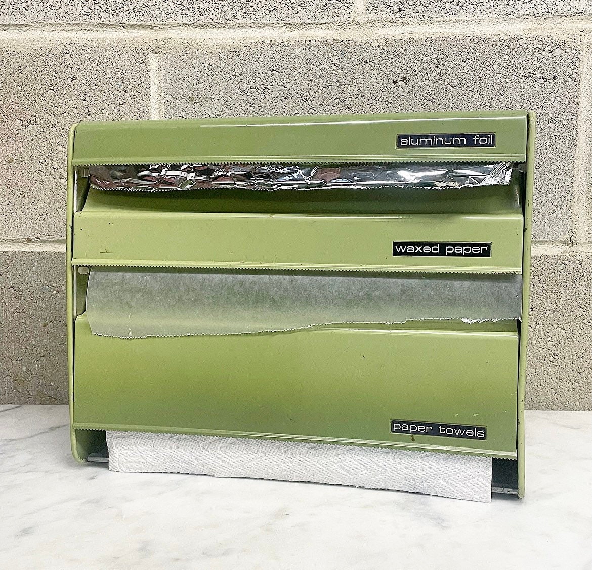 Vintage Storage Dispenser Retro 1960s Lincoln + Beautyware +