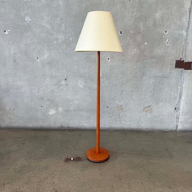 Mid Century Swedish Teak Floor Lamp By George Kovas