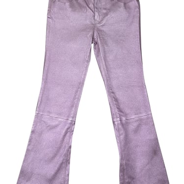 RtA - Violet Metallic Leather "Kiki" Pants Sz 6