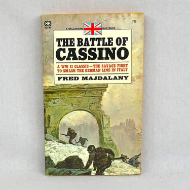 The Battle of Cassino (1957) by Fred Majdalany - the savage fight in Italy WWII World War II - Vintage History Book 