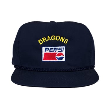 Vintage 90s Pepsi “Dragons” Embroidered Promotional SnapBack Hat Cap 