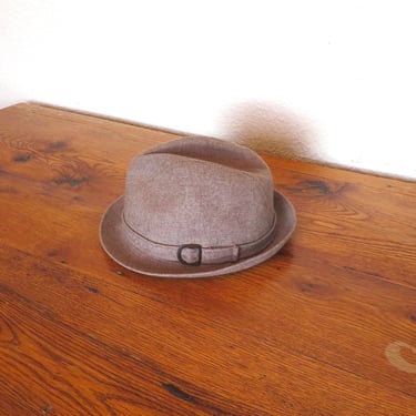 Vintage Biltmore Trilby Hat Size 6 7/8 Made In Canada 