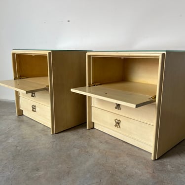 Mid-Century Bedside Tables by Paul Frankl - a Pair 
