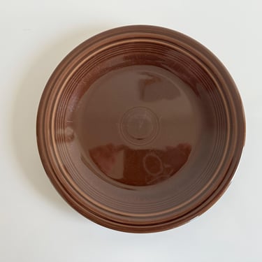 Fiesta Chocolate Brown Dinnerware by Homer Laughlin Fiestaware USA Vintage 1990s 