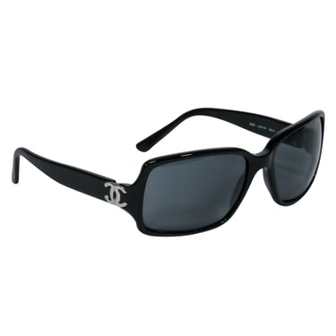 Chanel - Black Square Sunglasses w/ Logo