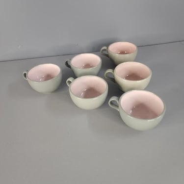 One Harkerware Pink and Gray Mug Cup Multiples Available 