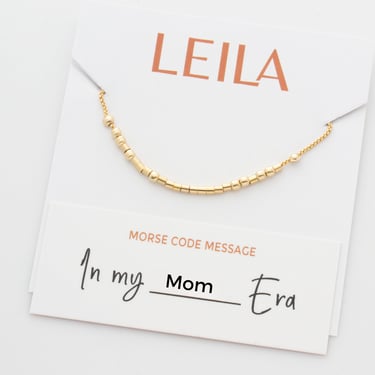 In My Era - Morse Code Bracelet, Custom In My Era Bracelet, Gift For Fan Girl, Best Friend Gift, In My Mom Era Bracelet 