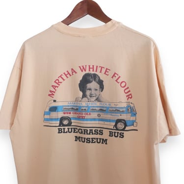 vintage Bluegrass shirt / 90s band shirt / 1990s Bluegrass Bus Museum Nashville t shirt XL 