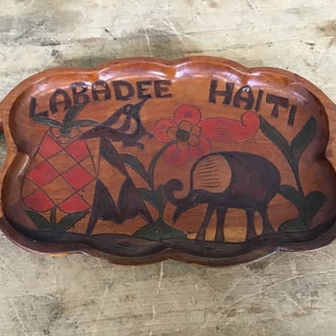 Carved Wooden Tray (Seattle)