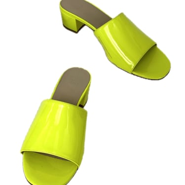 Maryam Nassir Zadeh Patent Leather Slides