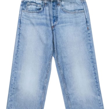 Rag & Bone - Light Wash Stretchy Cropped Wide Leg Jeans Sz S