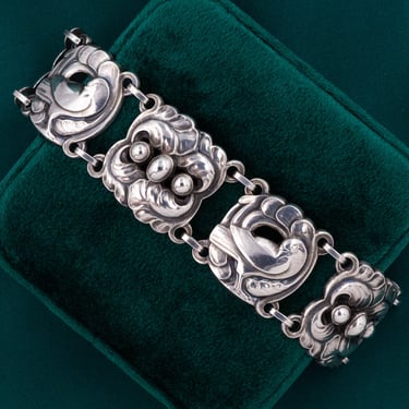 Georg Jensen Dove Panel Bracelet c1940