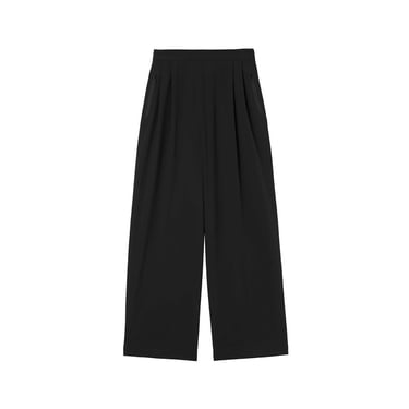 Black Airflow Tapered Pants