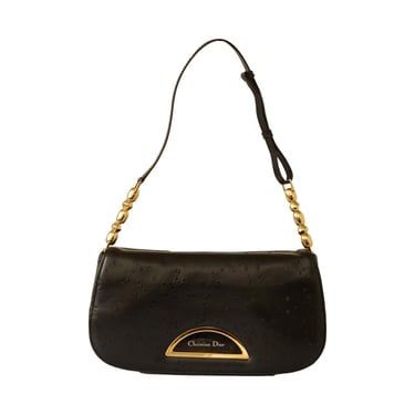 Dior Black Logo Shoulder Bag