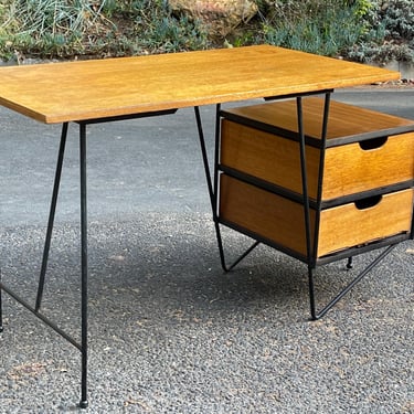 Vista of California Mid Century Iron & Desk 1950s 