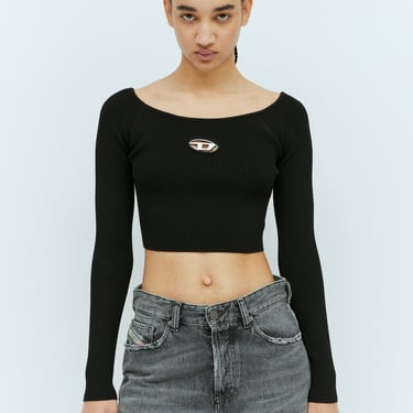 Diesel Women M-Vera-Ls Knit Crop Top