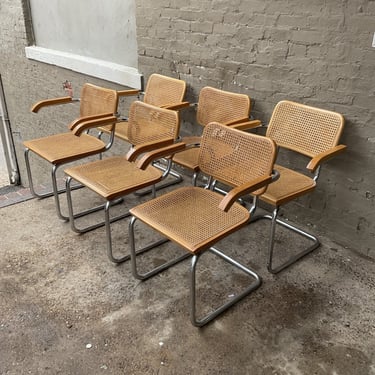 Set of 6 Breuer Style Chairs