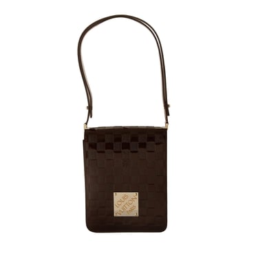 Louis Vuitton Brown Damier Vernis Shoulder Bag