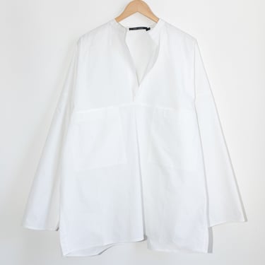 Bern Double Pocket Shirt in White