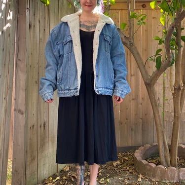 Vintage 1980’s Denim and Shearling Jacket 