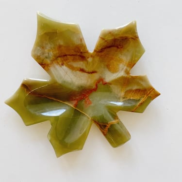Stone Maple Leaf Dish