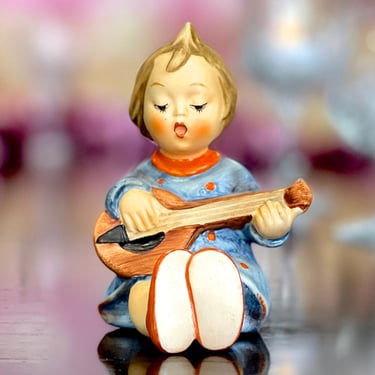 VINTAGE: Hummel Goebel "Joyfull" Figurine W. Germany #53 Gesangsprobe Figurine Collectible Christmas Gift Fall Decoration 