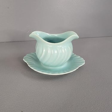 Turquoise Gladding McBean Franciscan Gravy Boat 