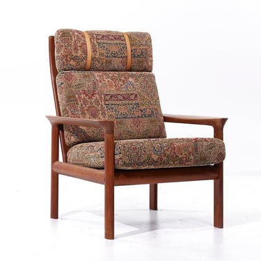 Komfort Mid Century Danish Teak Lounge Chair - mcm 