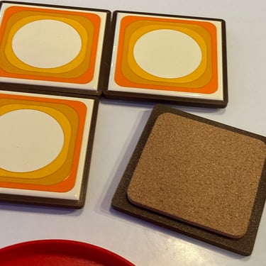 101449727 - Set of Four Coasters VB Vintage tile - VB - GLAM - DECOR