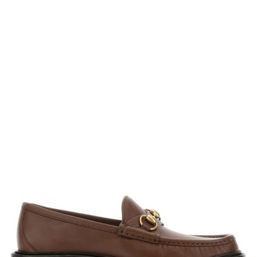 Gucci Man Brown Leather Loafers