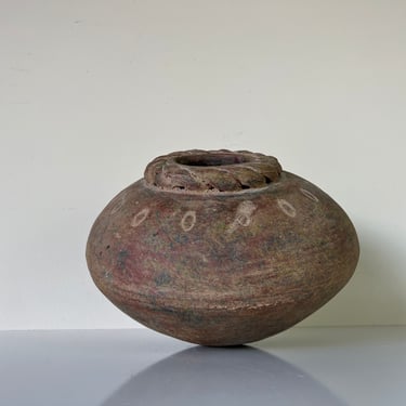 Vintage Organic Rustic Terracotta - Clay Vessel / Vase 