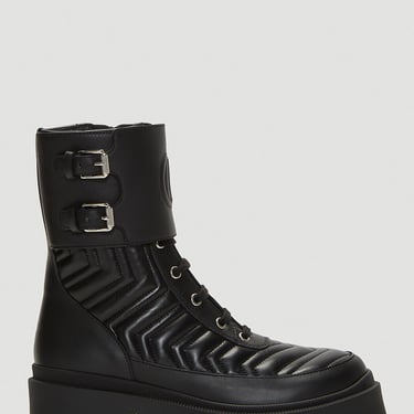 Gucci Women Frances Leather Boots