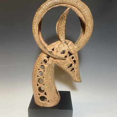 Vintage Otagiri Kinetic Sculpture Rocking Horse c. 1977 made
